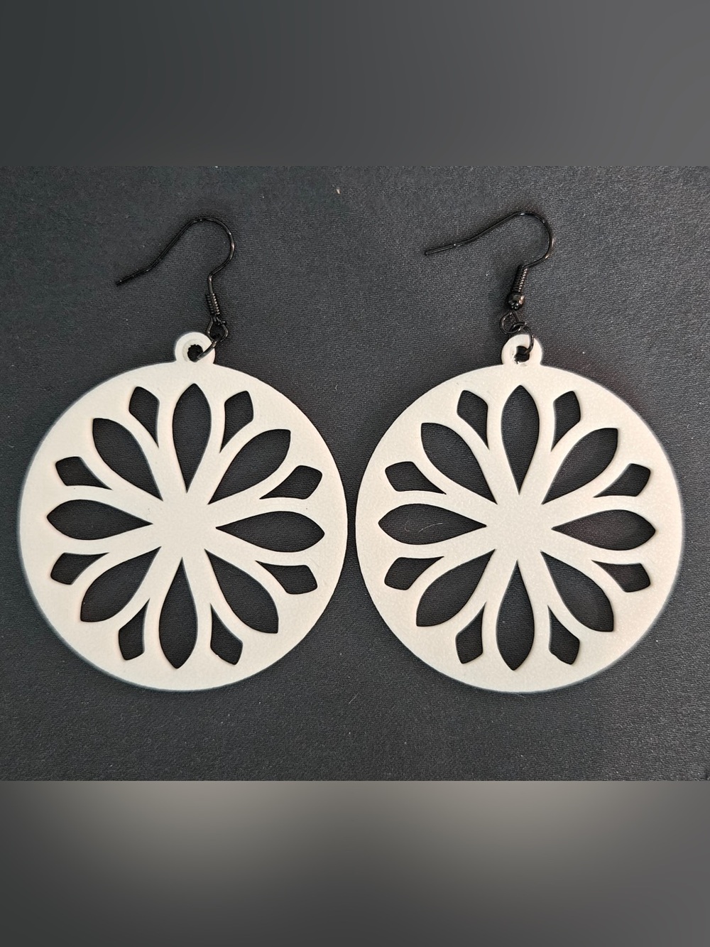 Flower Burst Hoop Earrings